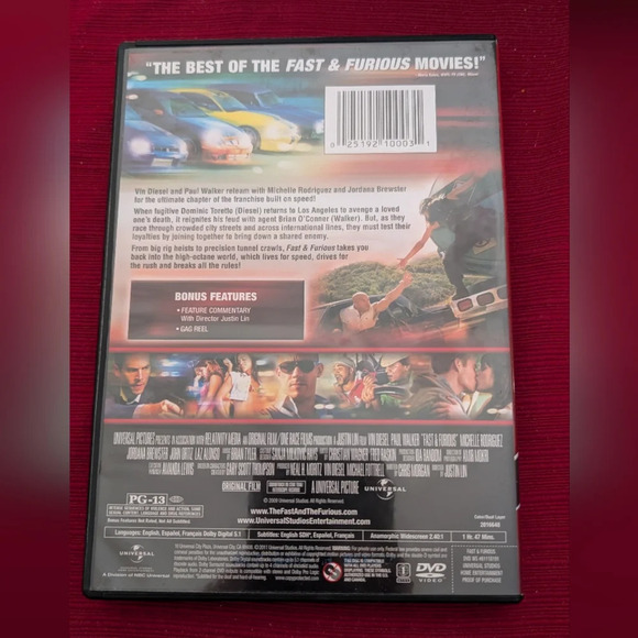 Fast And Furious DVD (EUC) - Picture 2 of 3